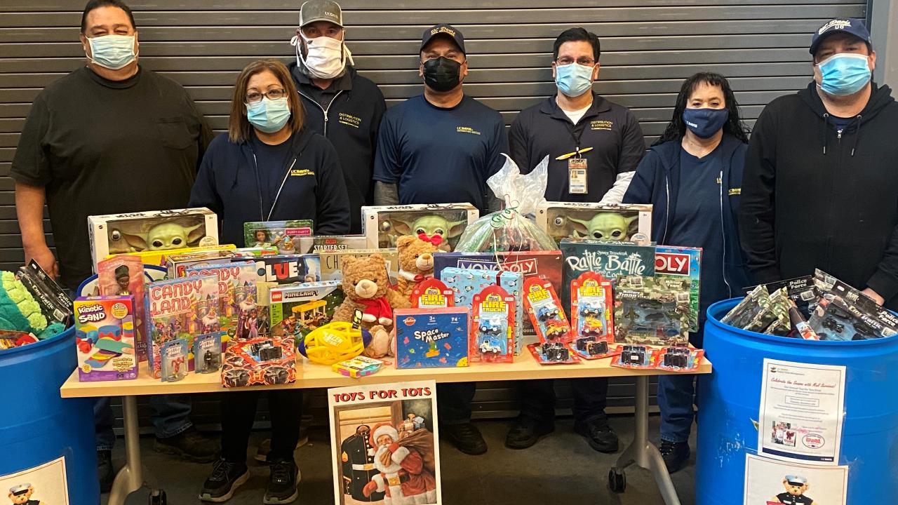 Photo of Toys Collected for Toys for Tots Drive